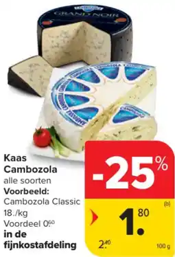 Carrefour Market Kaas Cambozola aanbieding