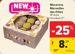 Carrefour Market Macarons Merveilles des Fêtes aanbieding