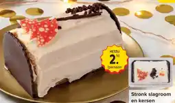 Carrefour Market Stronk slagroom en kersen aanbieding