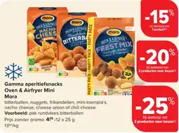 Carrefour Market Gamma aperitiefsnacks Oven & Airfryer Mini Mora aanbieding