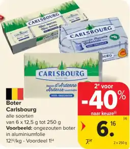 Carrefour Market Boter Carlsbourg aanbieding