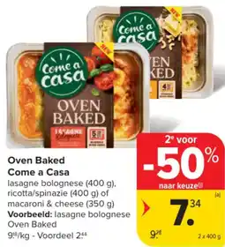 Carrefour Market Oven Baked Come a Casa aanbieding