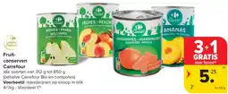 Carrefour Market Fruit Conserven Carrefour aanbieding