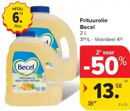 Carrefour Market Frituurolie Becel aanbieding