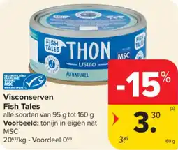 Carrefour Market Visconserven Fish Tales aanbieding