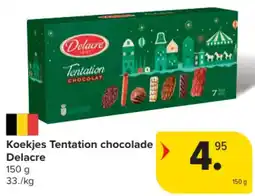 Carrefour Market Koekjes Tentation Chocolade Delacre aanbieding
