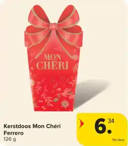 Carrefour Market Kerstdoos Mon Chéri Ferrero aanbieding