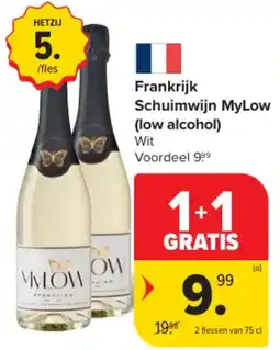 Carrefour Market Frankrijk Schuimwijn MyLow low alcohol aanbieding