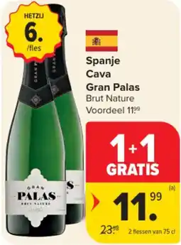 Carrefour Market Spanje Cava Gran Palas aanbieding