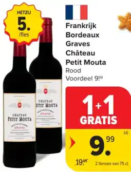 Carrefour Market Frankrijk Bordeaux Graves Château Petit Mouta aanbieding