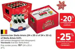 Carrefour Market Gamma Bier Stella Artois of Stella Artois 0.0% aanbieding