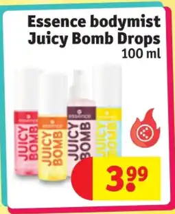 Kruidvat Essence bodymist Juicy Bomb Drops aanbieding
