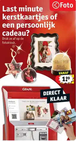Kruidvat Last minute kerstkaartjes of een persoonlijk cadeau aanbieding