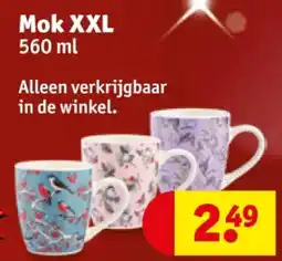 Kruidvat Mok XXL aanbieding