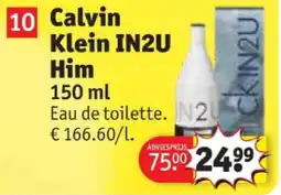 Kruidvat Calvin Klein IN2U Him aanbieding