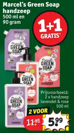 Kruidvat 2 x handzeep lavendel & rose 500 ml aanbieding