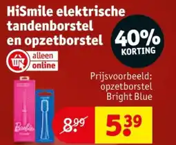 Kruidvat HiSmile elektrische tandenborstel en opzetborstel aanbieding