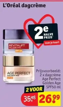 Kruidvat L’Oréal dagcrème aanbieding