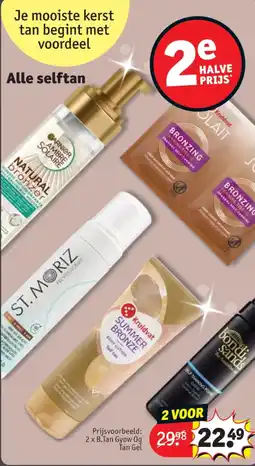 Kruidvat 2 x B.Tan Gyow Og Tan Gel aanbieding