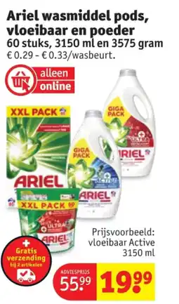 Kruidvat vloeibaar Active 3150 ml aanbieding