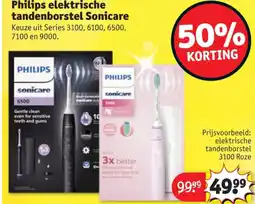 Kruidvat Philips elektrische tandenborstel Sonicare aanbieding