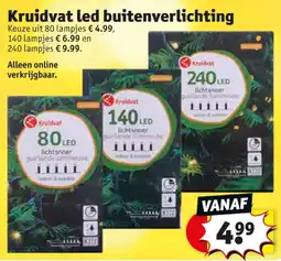 Kruidvat Kruidvat led buitenverlichting aanbieding