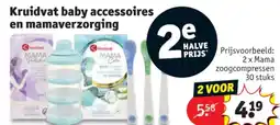 Kruidvat 2 x Mama zoogcompressen 30 stuks aanbieding
