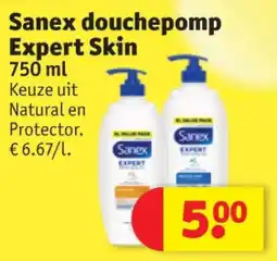 Kruidvat Sanex douchepomp Expert Skin aanbieding