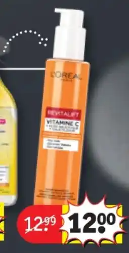 Kruidvat L'Oréal Paris Revitalift Clinical Vitamin C Cleanser aanbieding