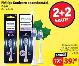 Kruidvat Philips Sonicare opzetborstel aanbieding
