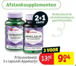 Kruidvat 3 x capsules Appelazijn aanbieding