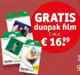 Kruidvat duopak film aanbieding