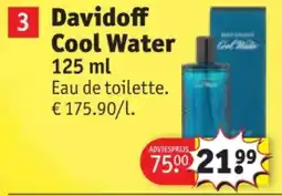 Kruidvat Davidoff Cool Water aanbieding