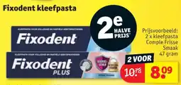 Kruidvat 2 x kleefpasta Comple Frisse Smaak 47 gram aanbieding