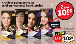 Kruidvat 2 x semi-permanent donkerbruin aanbieding
