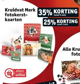 Kruidvat Kruidvat Merk fotokerstkaarten aanbieding