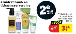 Kruidvat 2 x handcrème Hydrating Aloe 100 ml aanbieding