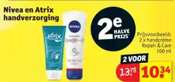 Kruidvat Nivea en Atrix handverzorging aanbieding