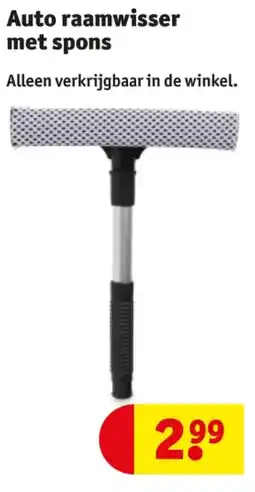 Kruidvat Auto raamwisser met spons aanbieding