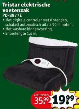 Kruidvat Tristar elektrische voetenzak aanbieding
