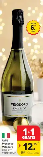 Carrefour Market Italië Prosecco Velodoro aanbieding