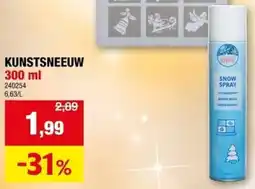 Hubo Kunstsneeuw aanbieding