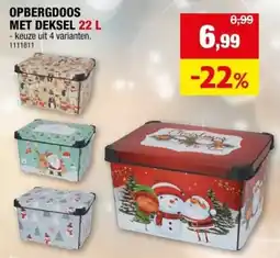 Hubo Opbergdoos met Deksel aanbieding