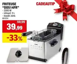 Hubo Friteuse D0514FR aanbieding