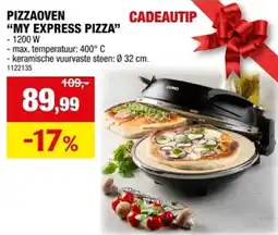 Hubo Pizzaoven My Express Pizza aanbieding