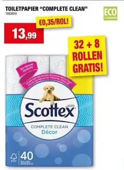 Hubo Toiletpapier Complete Clean aanbieding