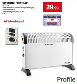 Hubo Profile Convector Mistral aanbieding