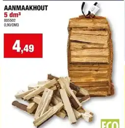 Hubo Aanmaakhout 5 dm³ aanbieding