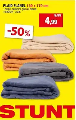 Hubo Plaid Flanel aanbieding