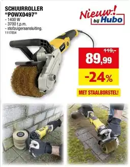 Hubo Schuurroller POWX0497 aanbieding